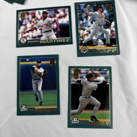 2001 Topps Baseball Cards Lot Of 190 NM With Opening Day & Barry Bonds + Teams - Picture 8 of 12